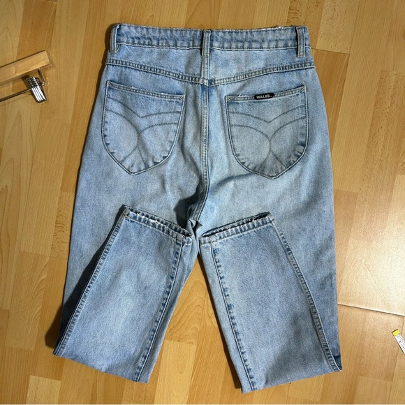 ROLLA'S High Rise Relaxed Dusters Mid Wash Size 29 - Picture 11 of 15